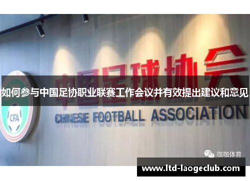 如何参与中国足协职业联赛工作会议并有效提出建议和意见 如何参与中国足协职业联赛工作会议并有效提出建议和意见